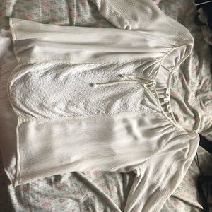 Max Studio White Long Sleeved Blouse Size:M